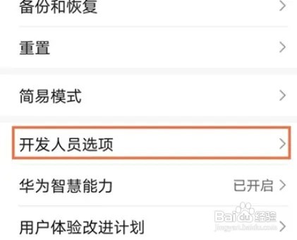 华为nova7怎么开启开发者选项