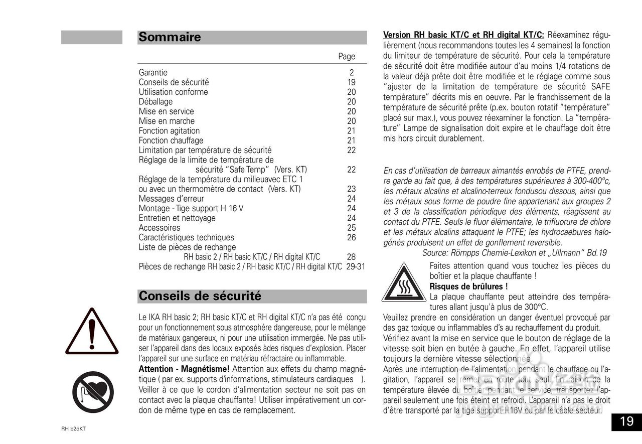 IKA RH KT/C基本型加热磁力搅拌器使用说明书:[2]