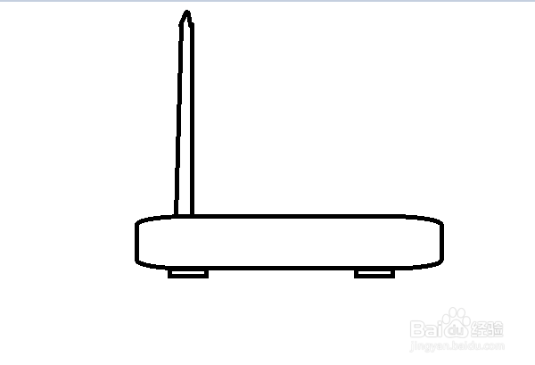 无线路由器简笔画怎么画？