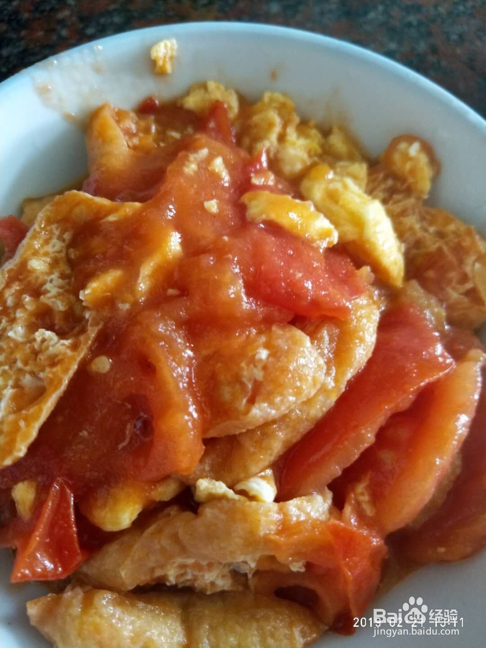 番茄鸡蛋焖油豆腐
