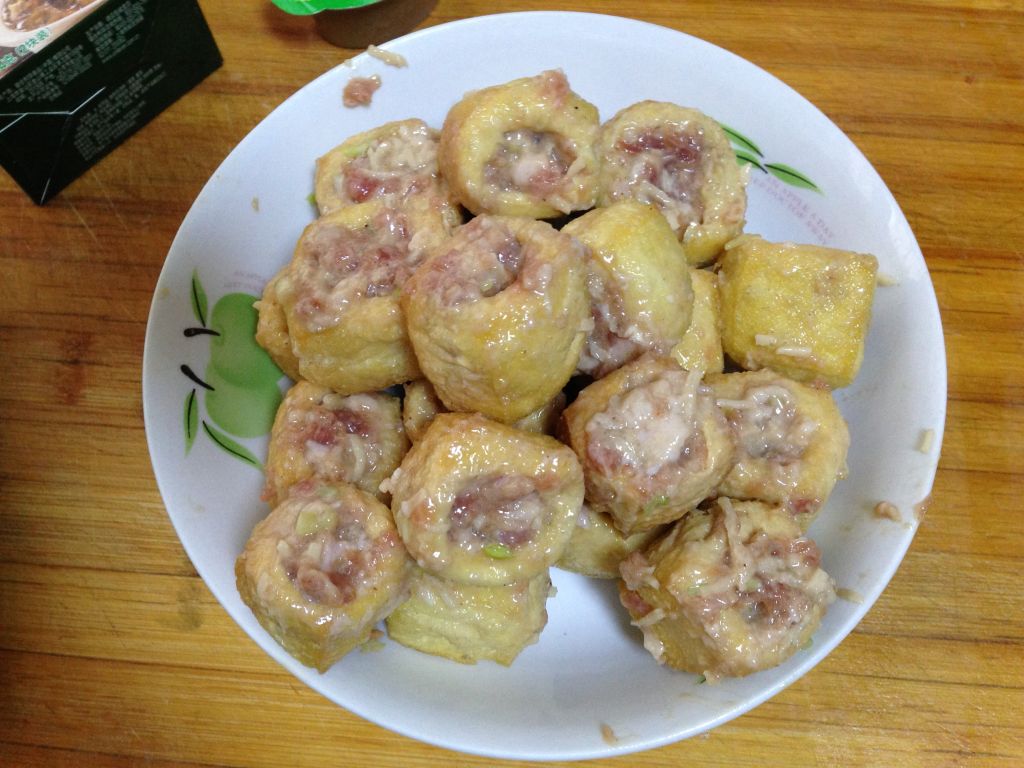 油豆腐塞肉炖白菜，我来教你做！