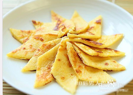 香香甜甜的玉米鸡蛋饼 美味润肤色