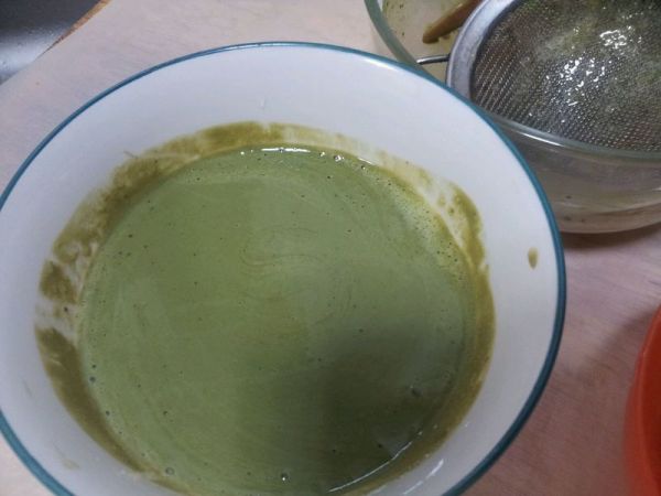 抹茶戚风慕司蛋糕