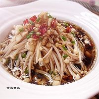 凉拌金针菇的制作方法