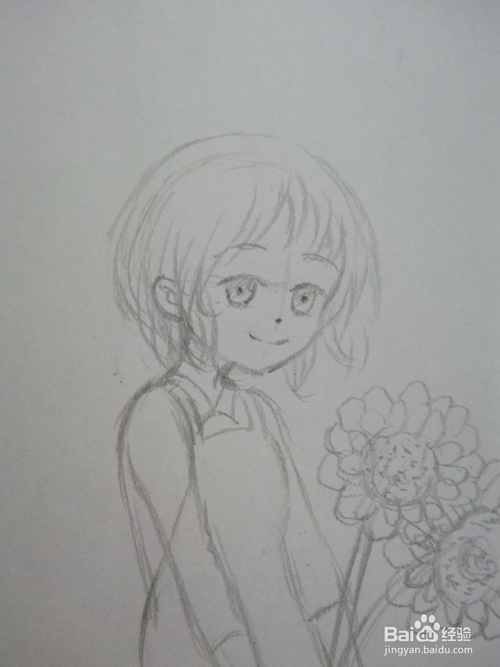 怎么画动漫人物手绘线稿