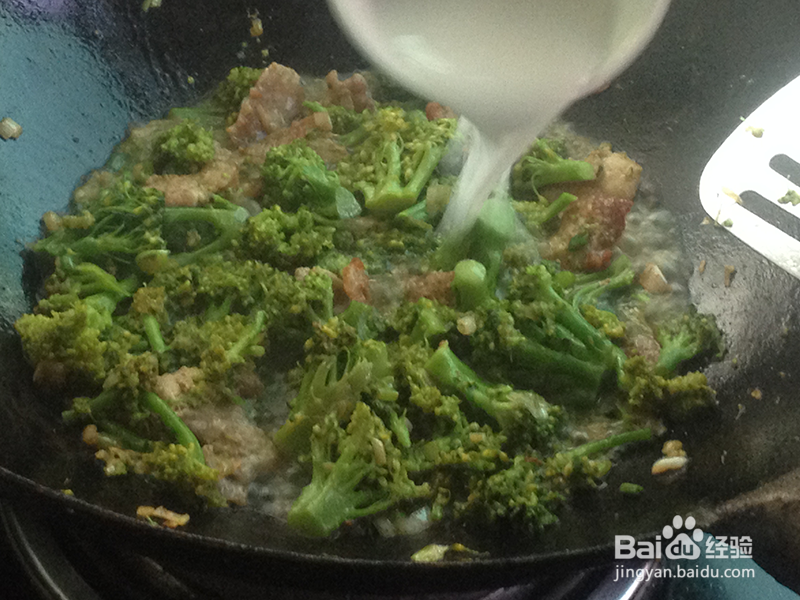 花椰菜炒肉片的做法