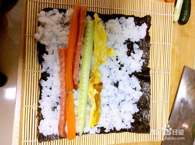 紫菜包饭的做法