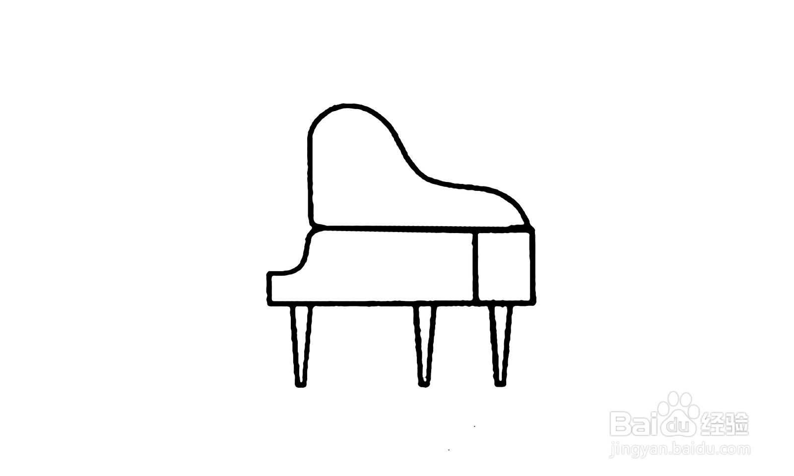 小钢琴简笔画图片