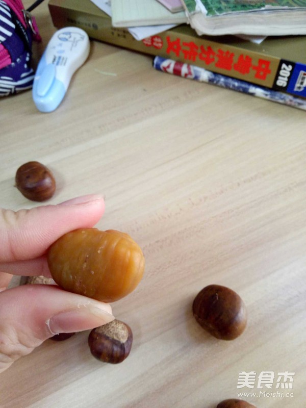 简易剥栗子的做法