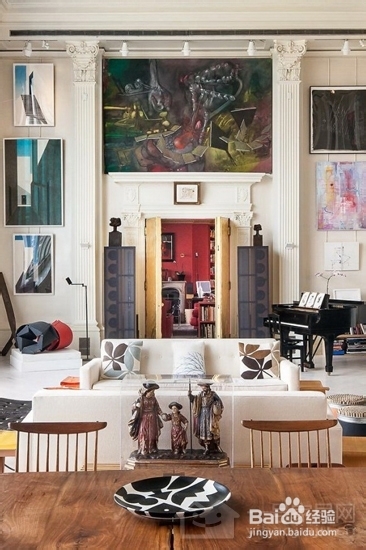 博物馆式的特色家 多彩色调展现伦敦风情