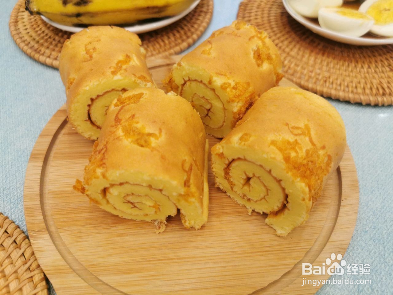 肉松蛋糕卷的做法