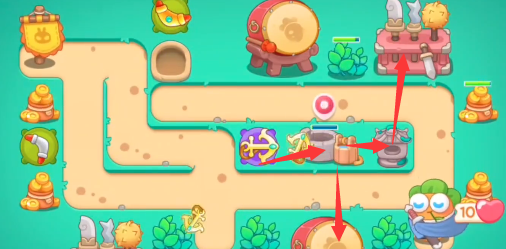 保卫萝卜4喜乐月饼节第8关攻略