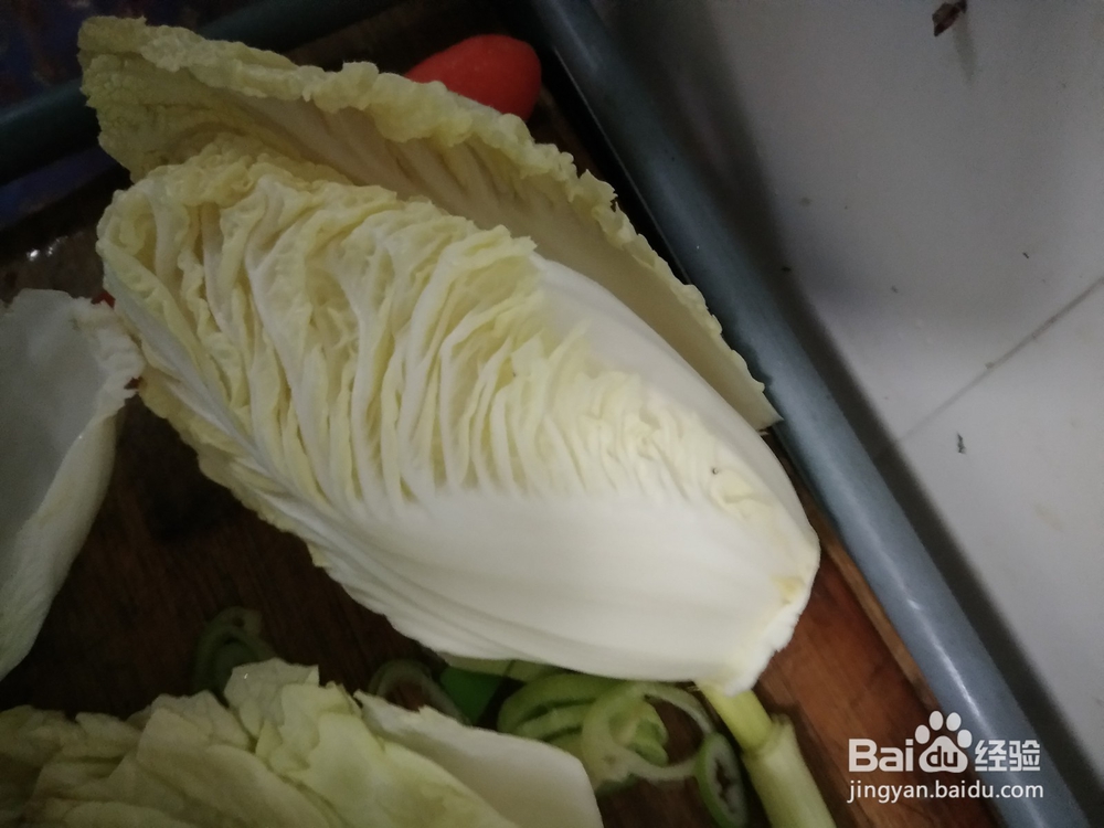 葫芦卜炒白菜芯