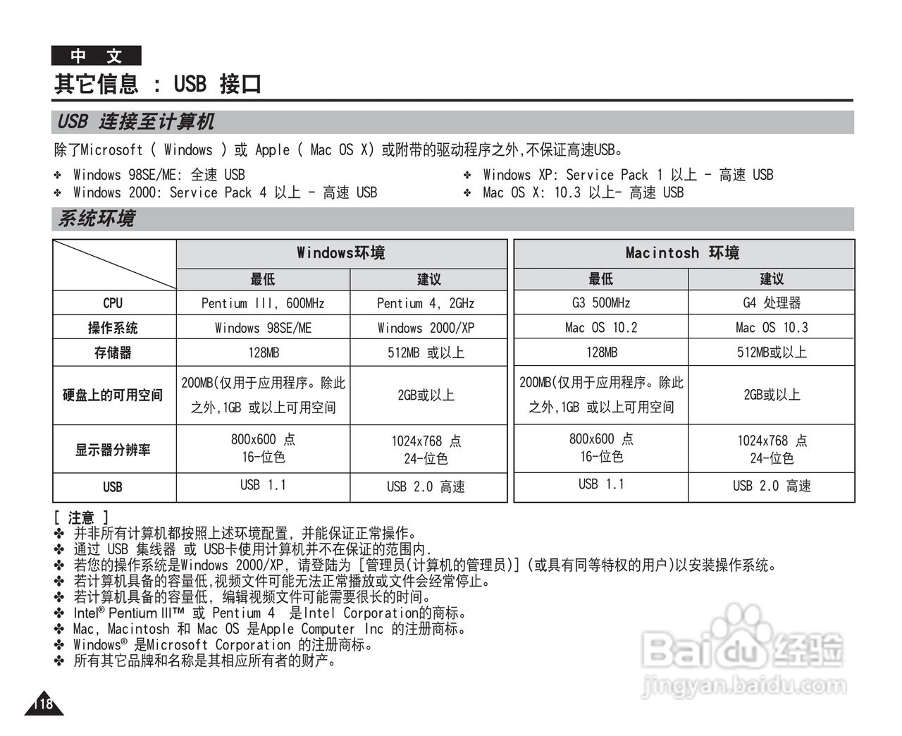三星VP-MM12S(BL)摄录一体机使用说明书:[12]
