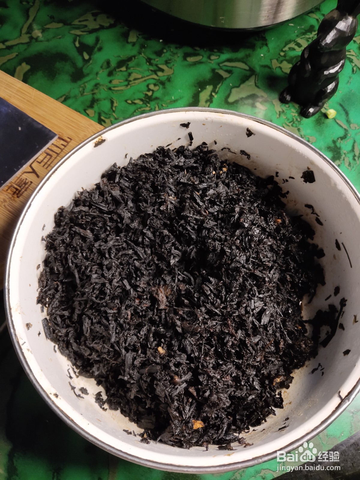 豇豆干菜荞麦饼