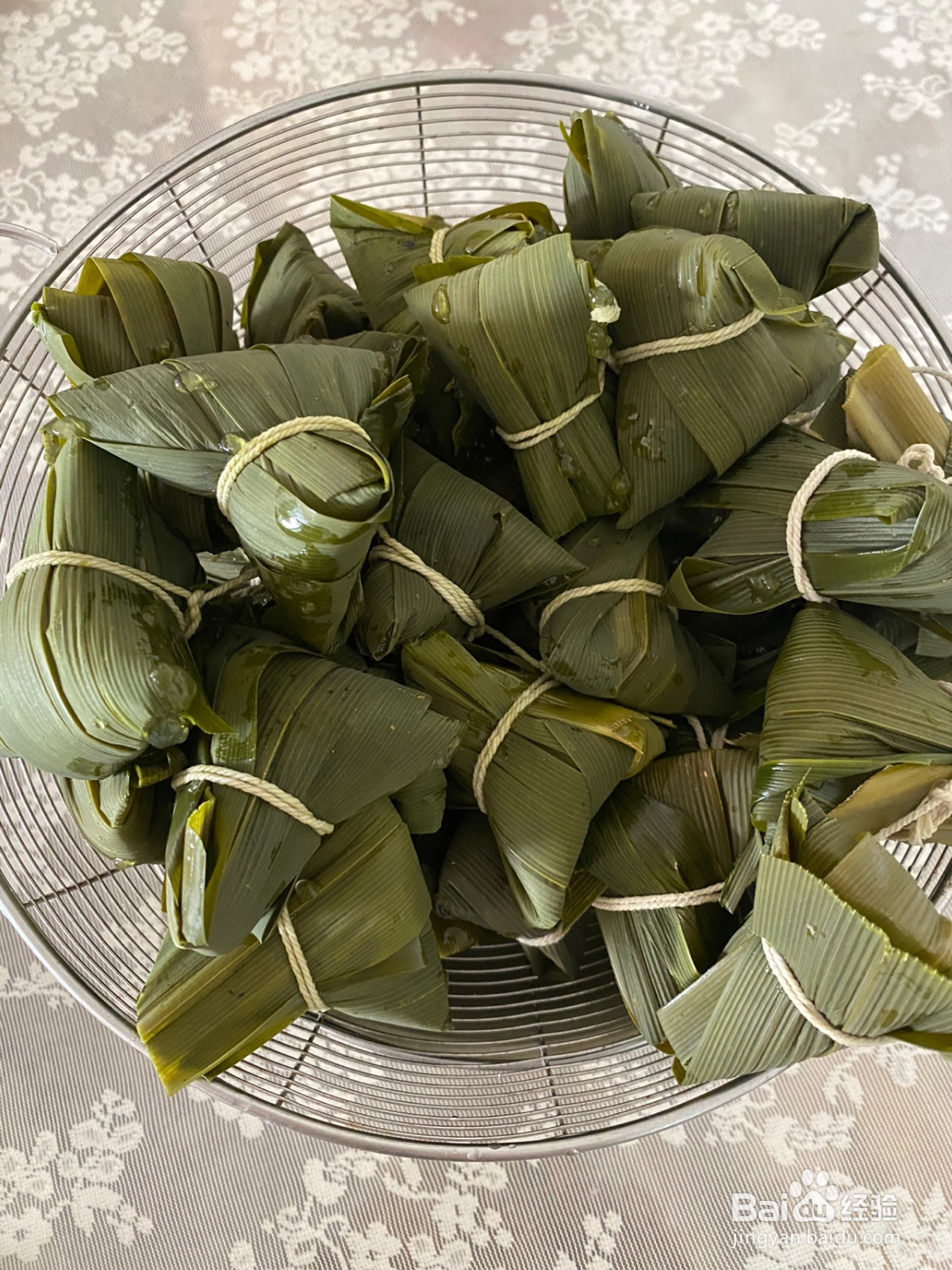 三色粽子的做法