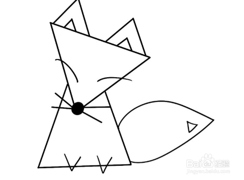 简笔画：举小旗的蚕宝宝绘画步骤