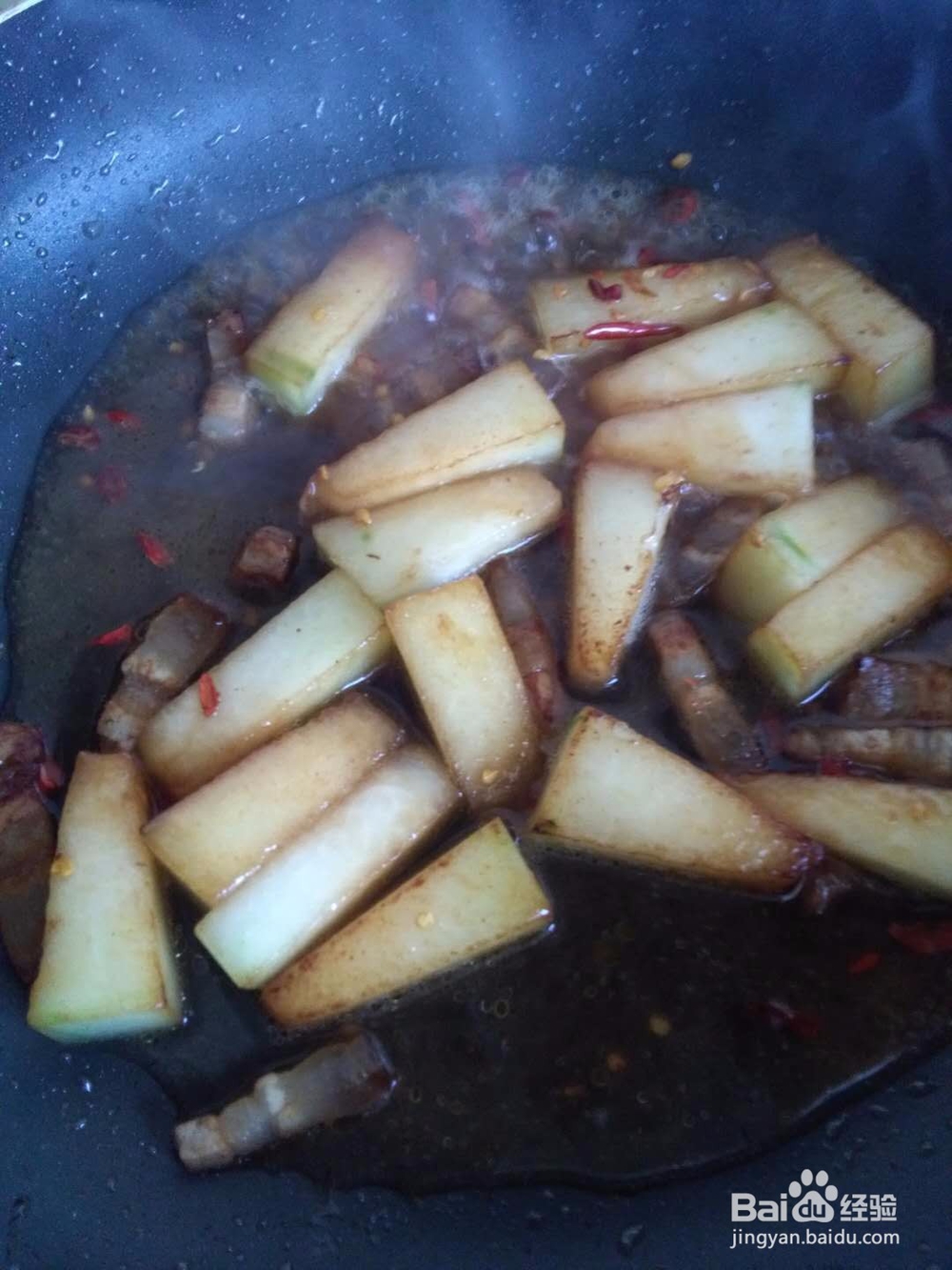 冬瓜烧腊肉的做法