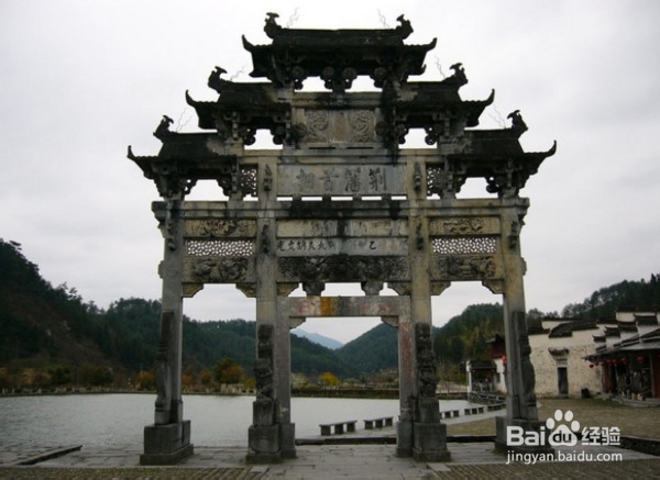 美丽的徽派古居建筑村落西递古镇游记
