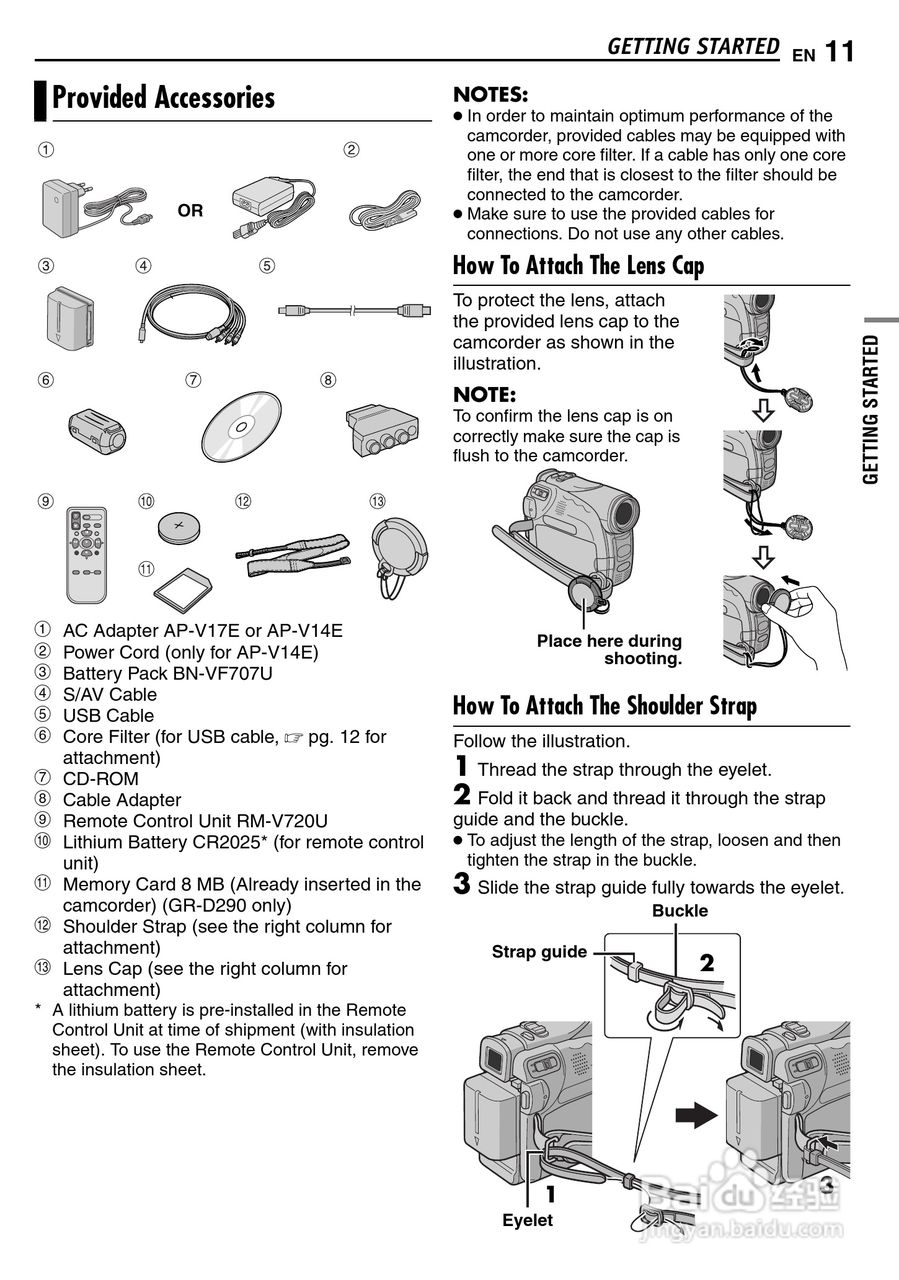 JVC GR-D290摄像机说明书:[2]