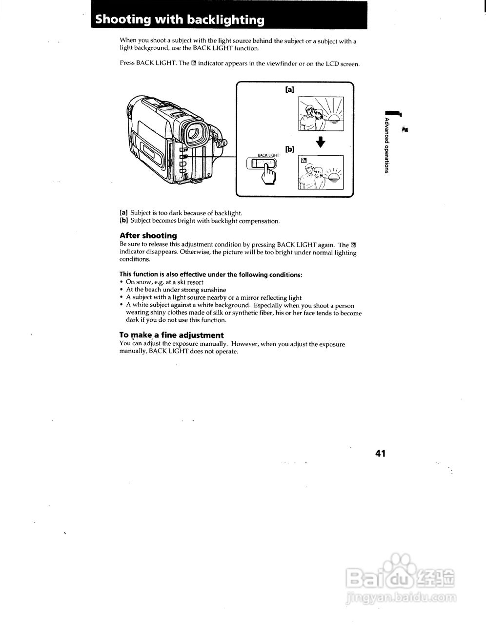 索尼CCD-TRV72模拟摄像机说明书:[5]