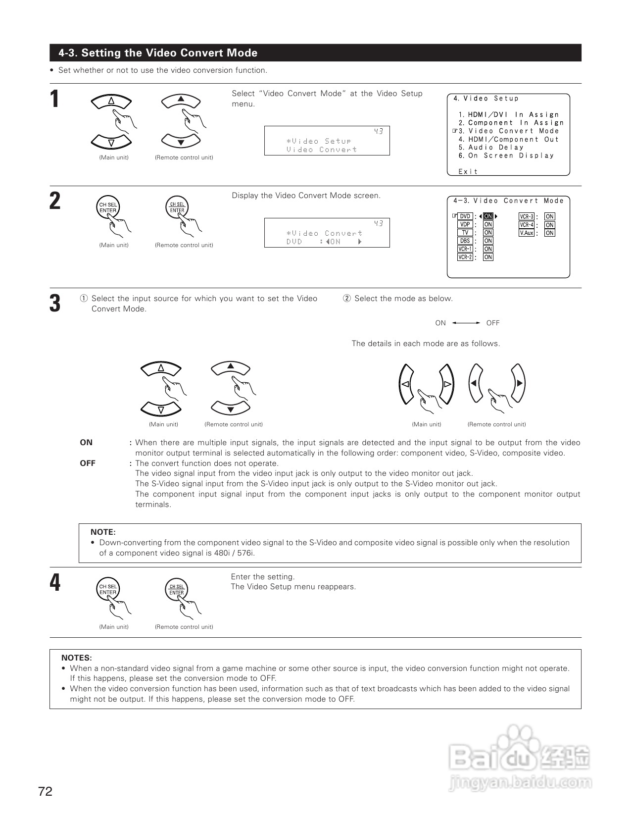 DENON AVC-A1XVA功放安装说明书:[4]