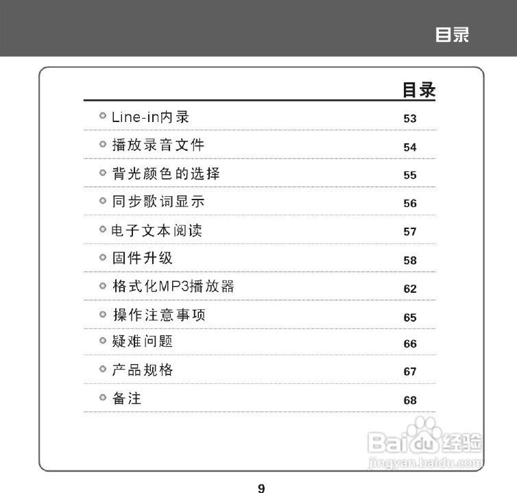 昂达 VX-505播放器使用说明书:[1]