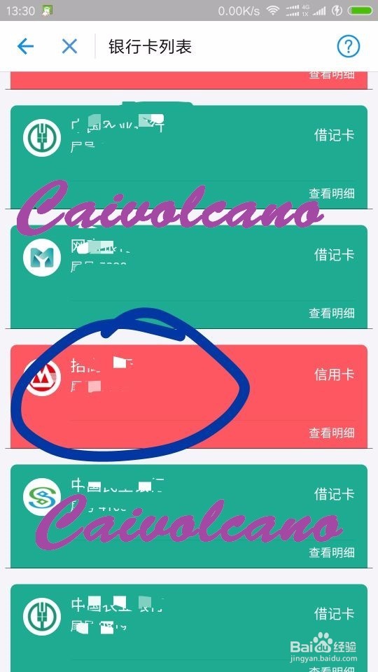 支付宝里如何查某一个银行卡的账单