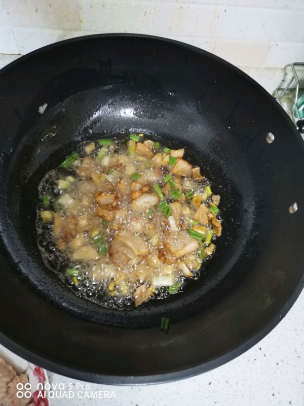 五花肉鸡腿焖面