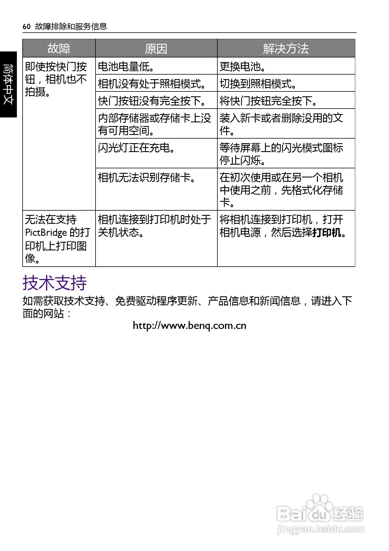 BENQ AC100数码相机使用说明书:[6]