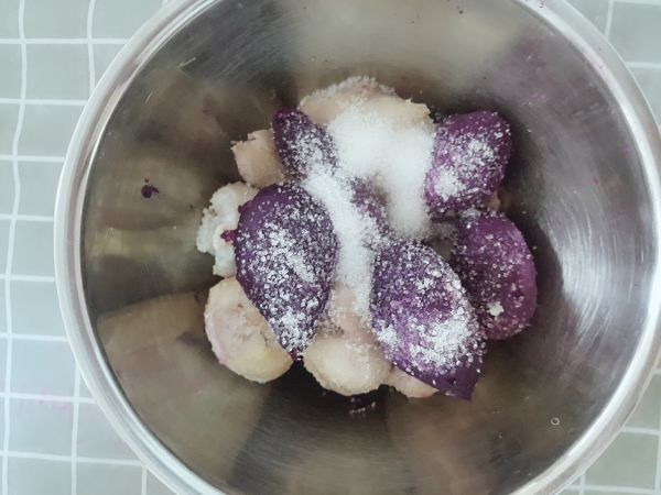 紫薯芋泥糯米饼