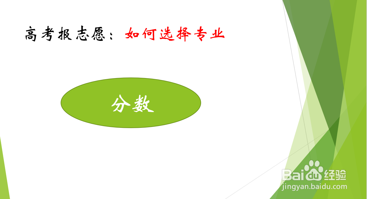 高考报志愿时如何选择专业