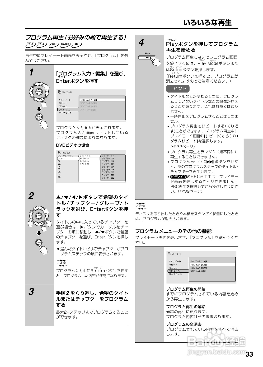 INTEGRA DPS-6 DVD播放机使用说明书:[2]