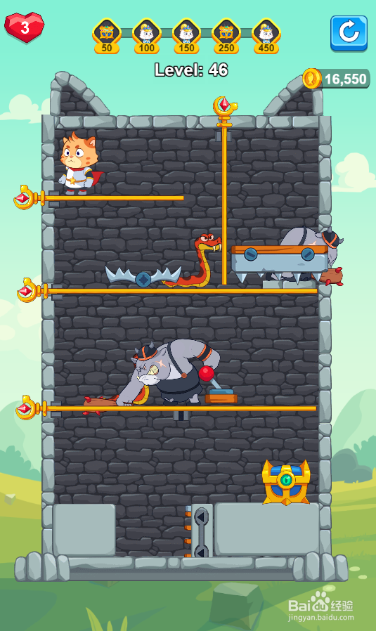 Hero Mission 2的Level 46怎样过关？