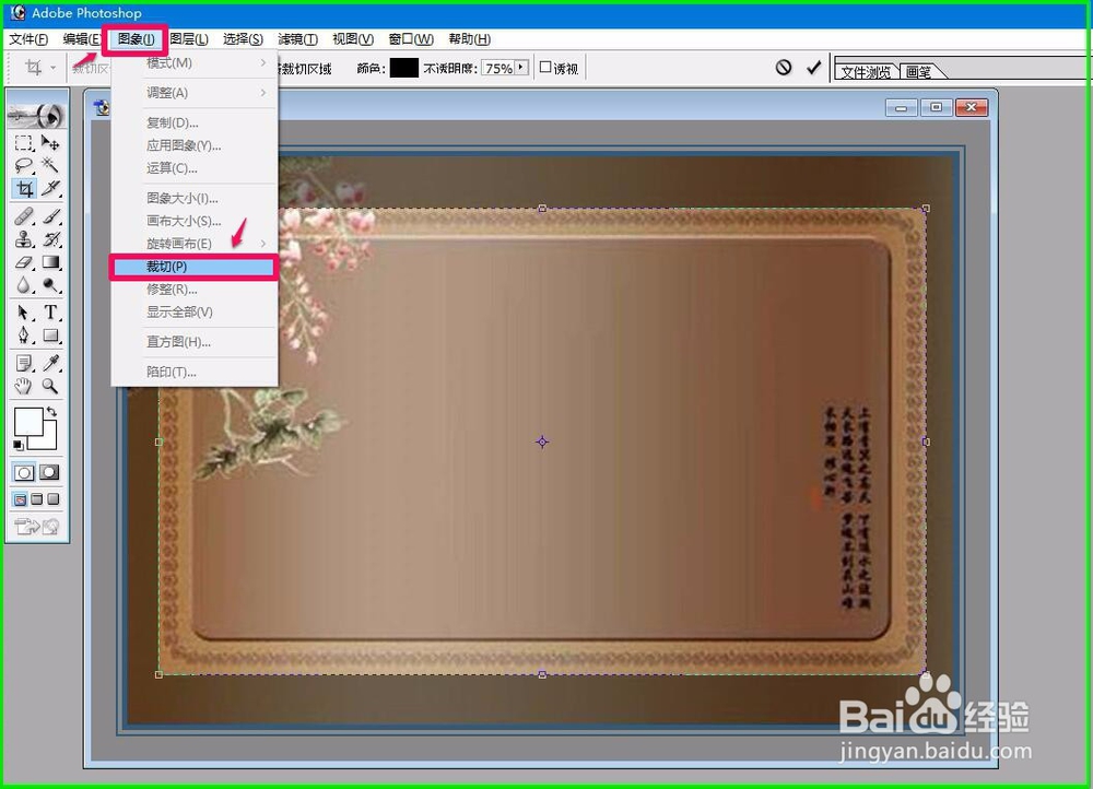 photoshop如何查看图片中部份图片的像素大小