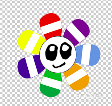 如何可以用一个类似花的图形转动