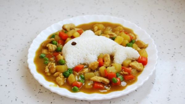 咖喱土豆鸡丁饭