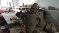 泥塑的 制作过程简介三