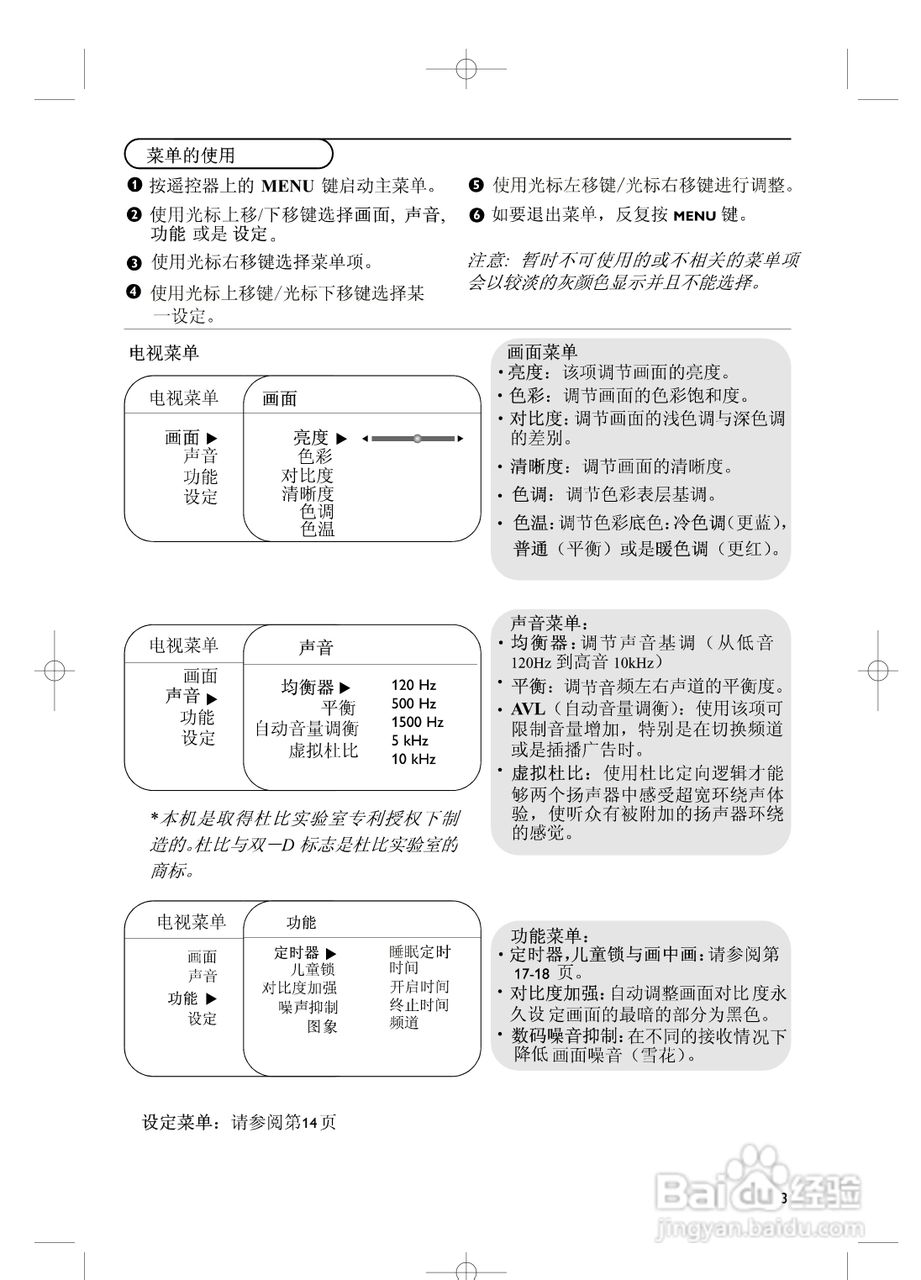 PHILIPS 42PF7420/93电视机说明书:[1]