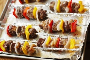 怎么做烤牛排串