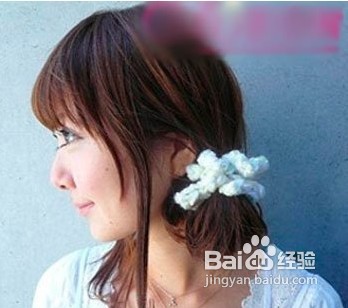 夏季梨花头扎法