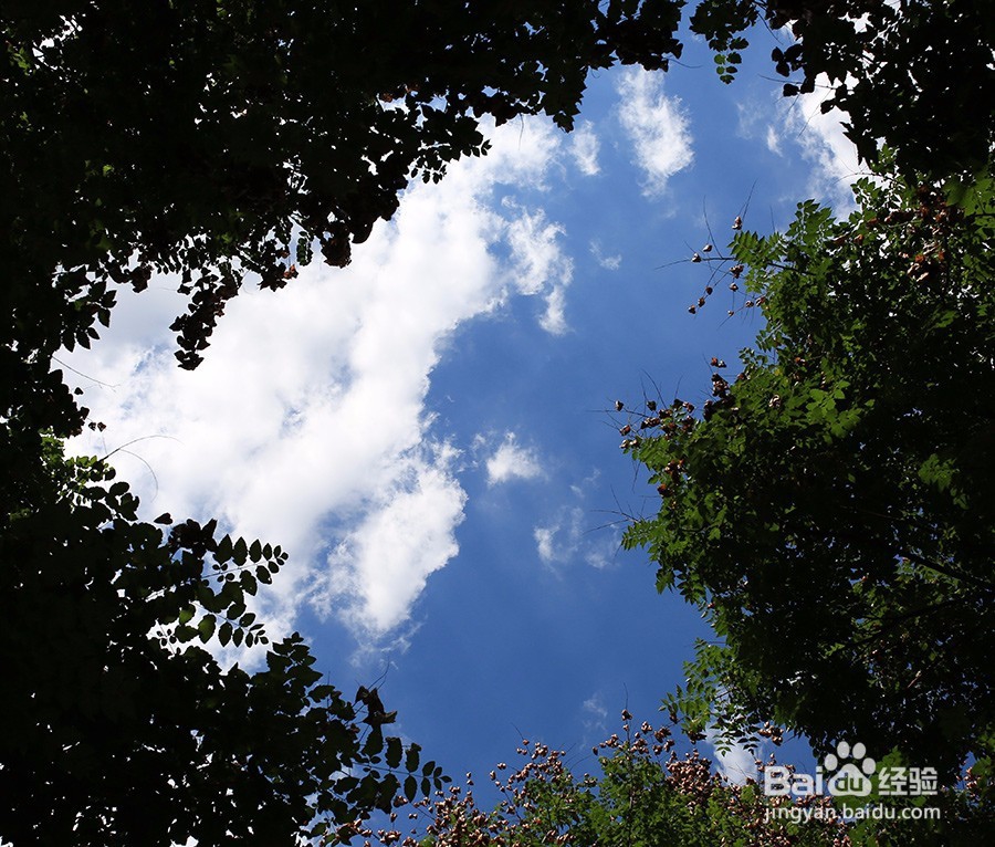 如何用定焦拍蓝天和白云