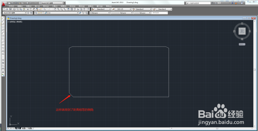 CAD倒角命令怎么使用