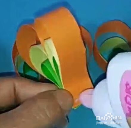 立体八瓣花的制作