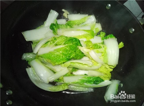 蒜头素炒小白菜的家常做法