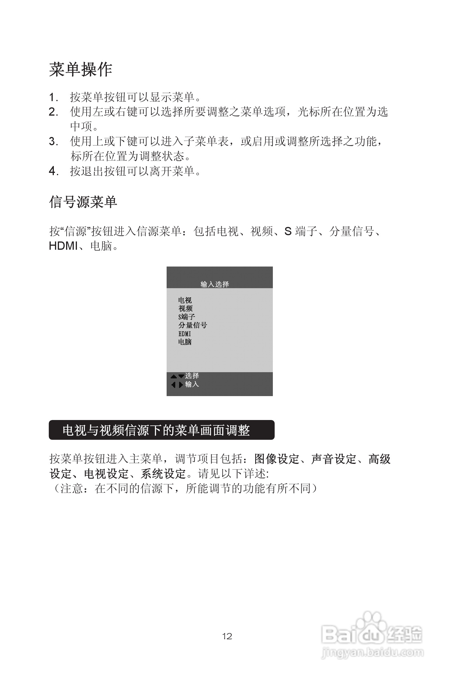 熊猫电子L32A01液晶彩色电视机说明书:[2]
