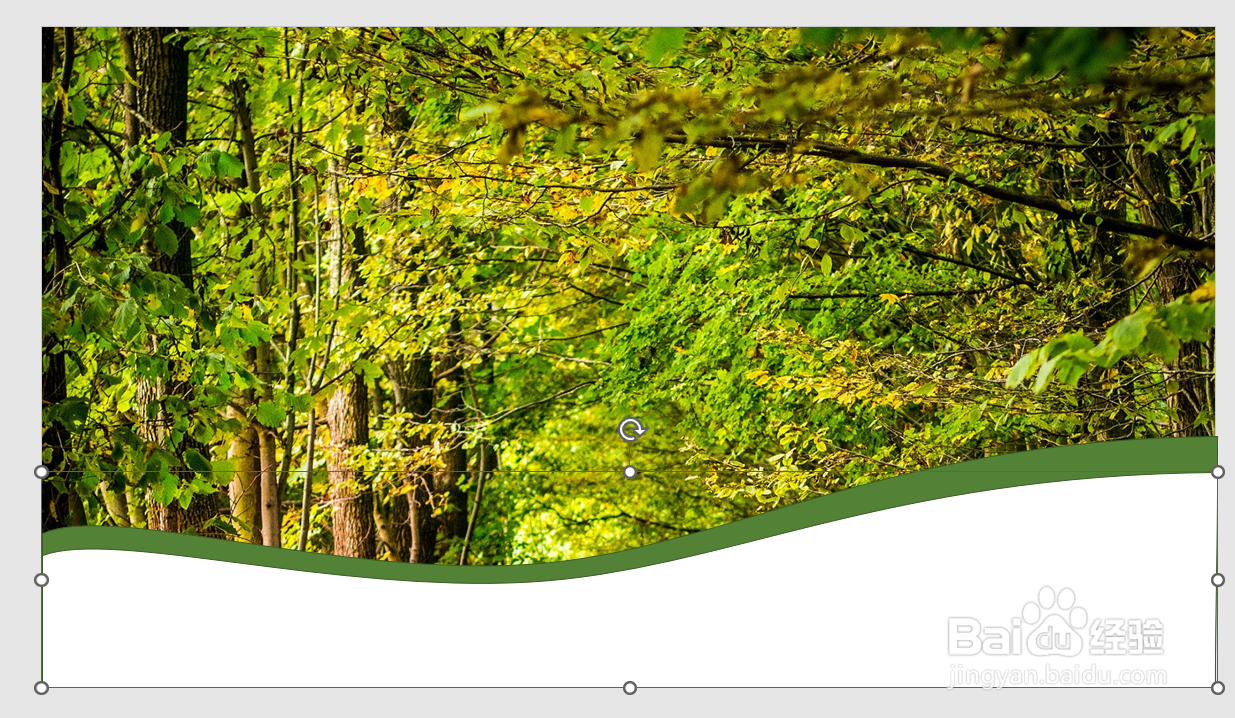 PPT中怎么添加弧形色块