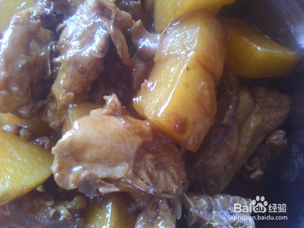 土豆酱煮鸡块