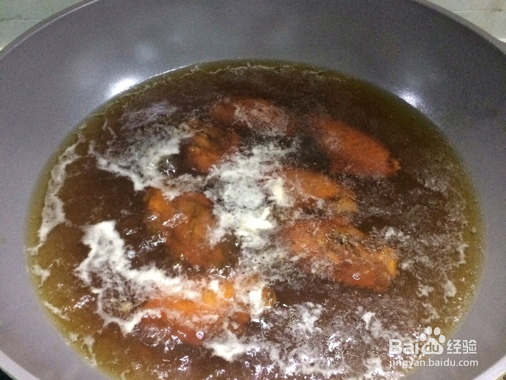 姚发明制作懒人版可乐鸡翅 方法