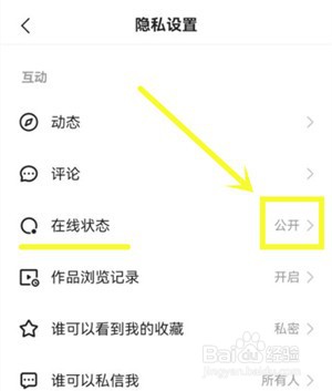 快手怎么关闭在线状态？